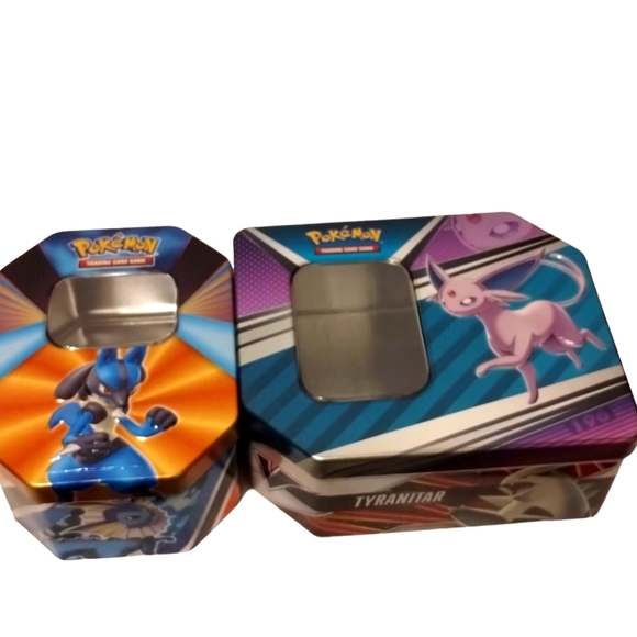 2 Pokemon Tin Boxes - Picture 1 of 9